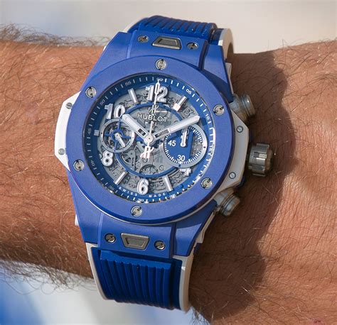 hublot watches blue band|Hublot watch bands for sale.